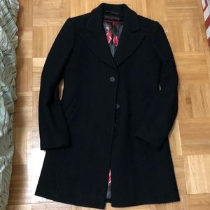 Via Spiga black peacoat